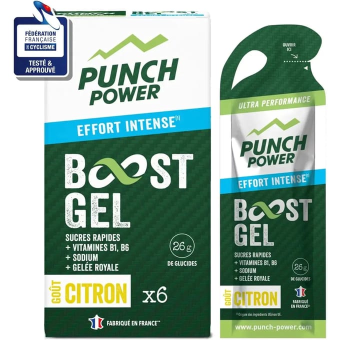 Energie gel Punch Power Citron
