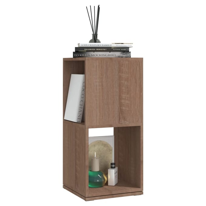 vidaXL - Draaikast - 34,5x34,5x75,5 - cm - spaanplaat - sonoma - eiken