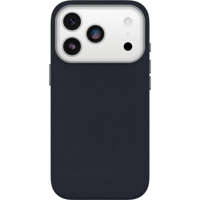 Otterbox Symmetry Cactus - Geschikt voor iPhone 17 Pro - Leren Magsafe Backcover - Riverside Blue