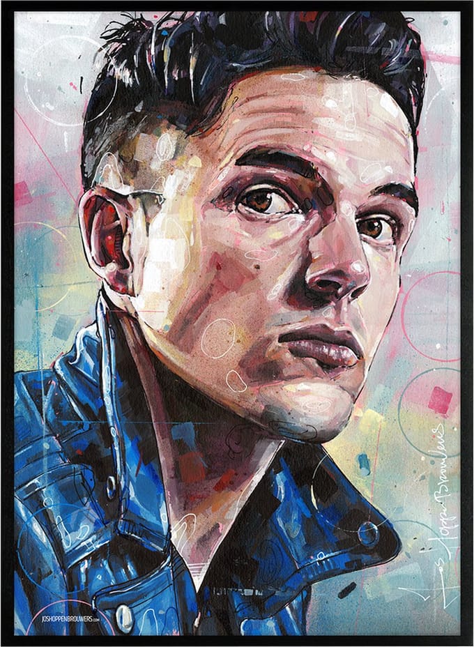 Brandon Flowers the killers - poster - 30 x 40 cm