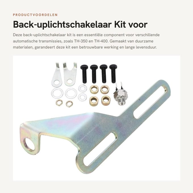 Dailygoods - Back-uplichtschakelaar Kit voor Automatische Transmissies