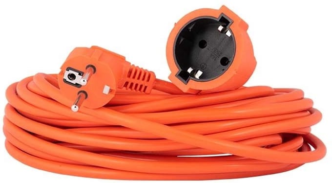 Topgear Verlengsnoer / tuinsnoer oranje 2x1.0 10 meter
