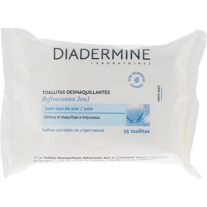 LINGETTES DEMAQUILLANTES pour peaux normales à mixtes 25 u