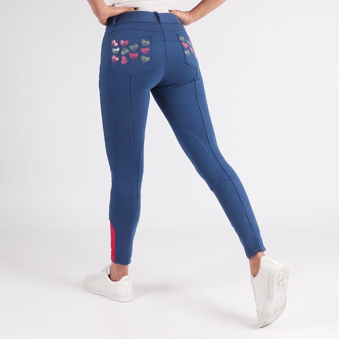 Epplejeck Rijbroek Epplejeck Sweetheart Kids Blauw - 152