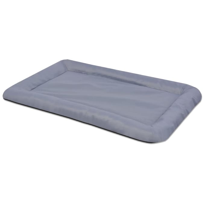 vidaXL - Hondenmatras - maat - L - grijs