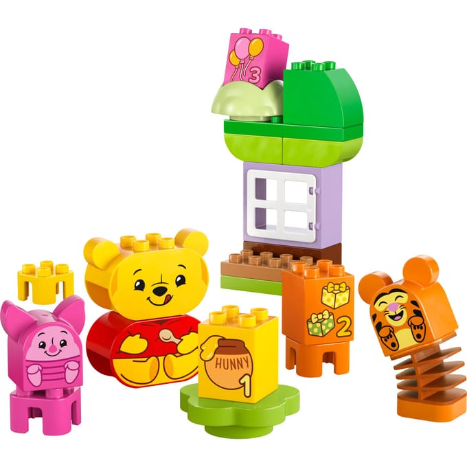 LEGO DUPLO ǀ Disney Het verjaardagsfeest van Winnie de Poeh Bouwbaar Speelgoed voor Kinderen 10457