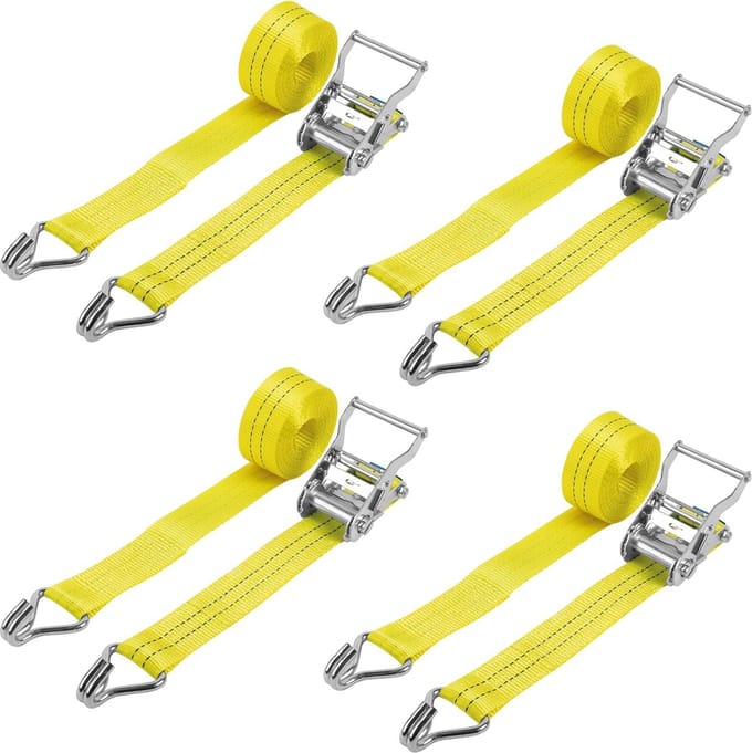 Robuuste Ratelriemen Set van 4 - 6m, 2000 kg Capaciteit