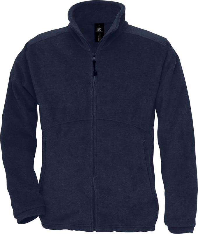 Fleecevest 'Icewalker+ Full Zip' merk B&C maat S Navy Blauw