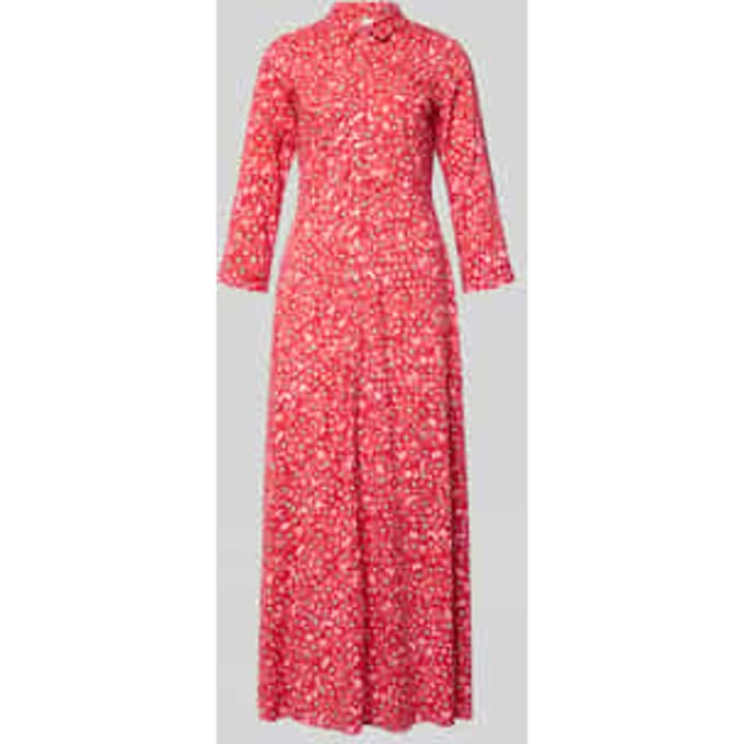 Overhemdjurk van viscose met knoopsluiting model 'SAVANNA'