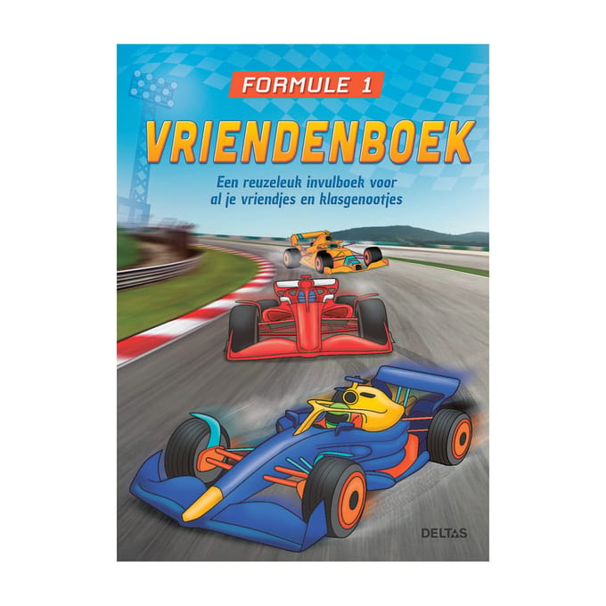 Formule 1 vriendenboek - Deltas - Hardcover