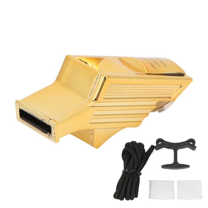 Mortun ABS Professionele Scheidsrechter Training Voetbal Basketbal Volleybal Sport FluitjeGoud beige