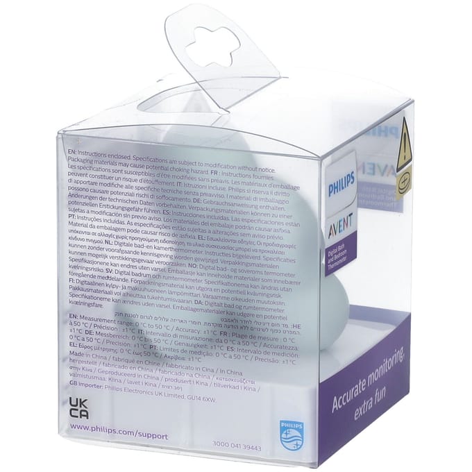 Philips Avent Digitale Badthermometer Bloem Mint SCH480/00 1 Thermometer