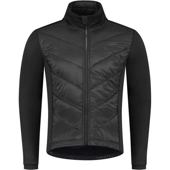 Rogelli Wadded II Winter Fietsjack Heren - Wielrenjack - Winddicht - Zwart - Maat S