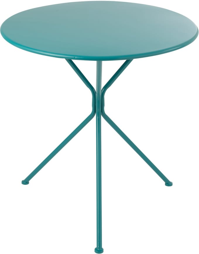 J-Line tafel Tripod Rond - metaal - turkoois - large