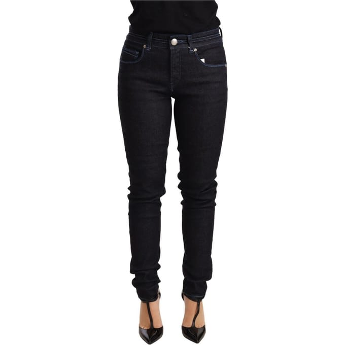 Acht Skinny Jeans Donker Washed