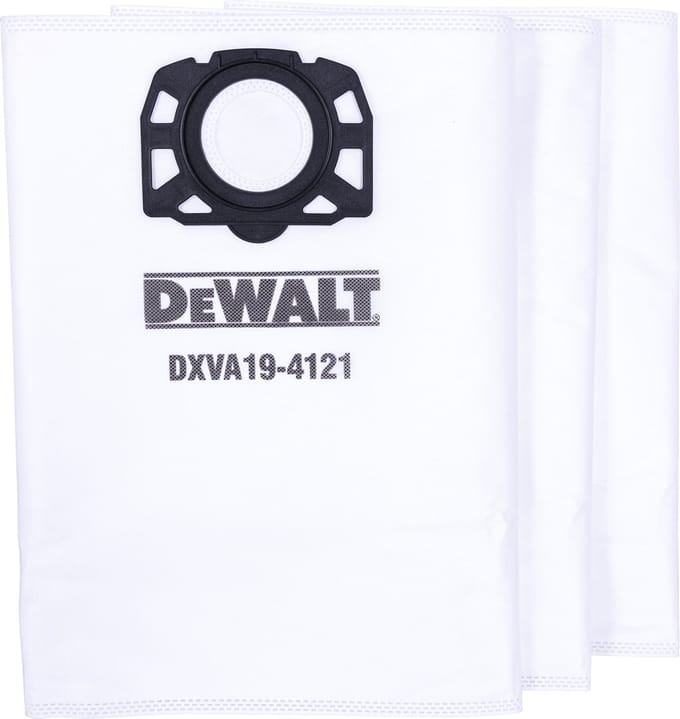 DeWalt DXV23/34/38P Serie - Stofzuigerzak - Textiel - 23-38L - 3 Stuks