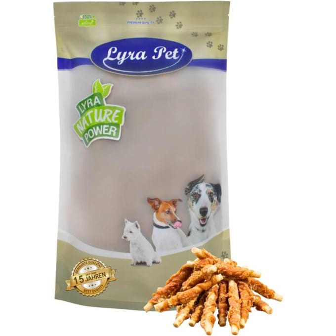 1 kg Lyra Pet® kauwsticks met kipfilet