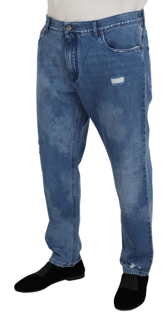 Relaxed Fit Versleten Jeans