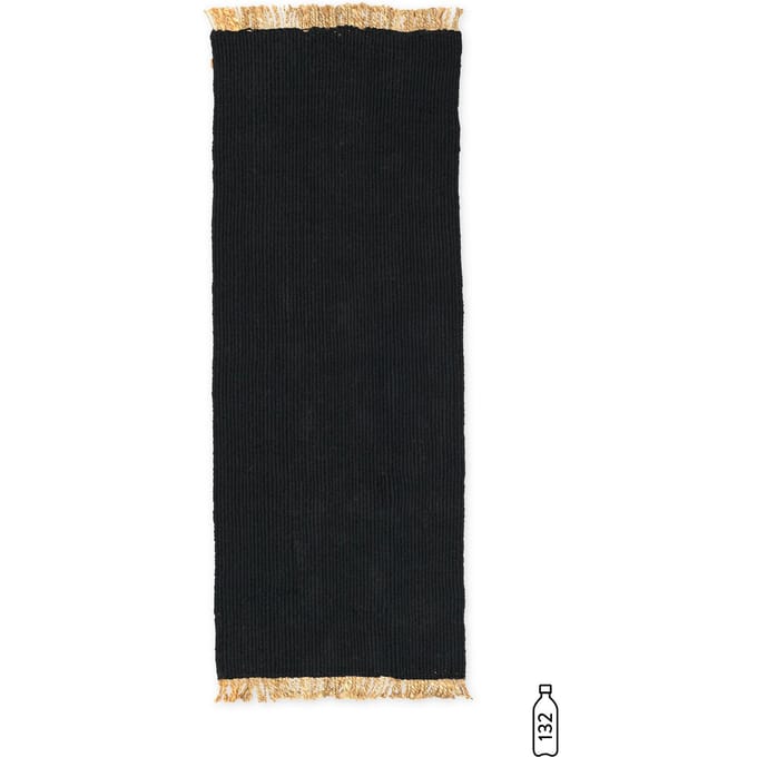 Ferm Living Blokloper - zwart/naturel