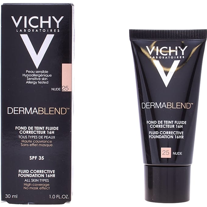 Vichy Dermablend Corrigerende Foundation nr25 30ml voor een vette en onzuivere huid