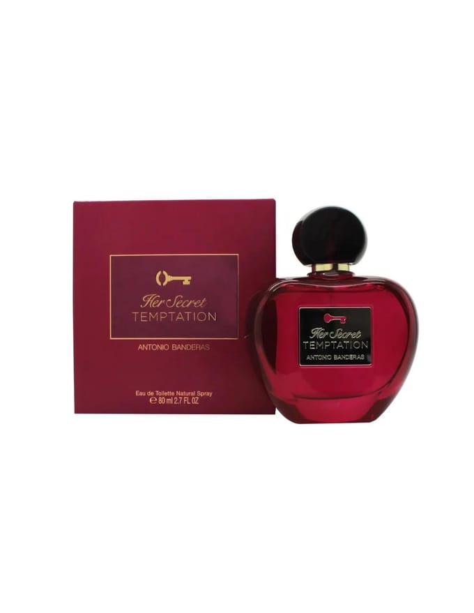 Puig A Banderas Her Secret Temptation Eau de Toilette Spray 80ml black