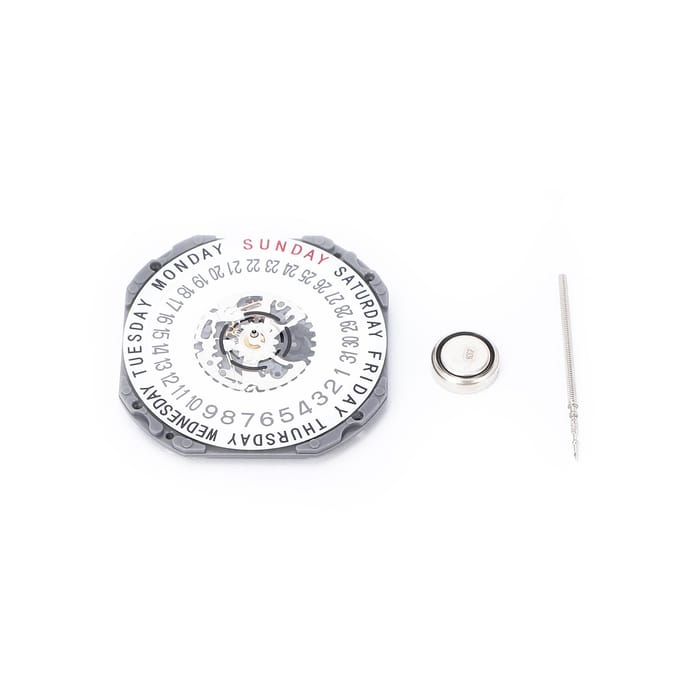 Automatisch Horlogewerk VJ55B Professionele Quartz Horloge Vervangingsaccessoires white