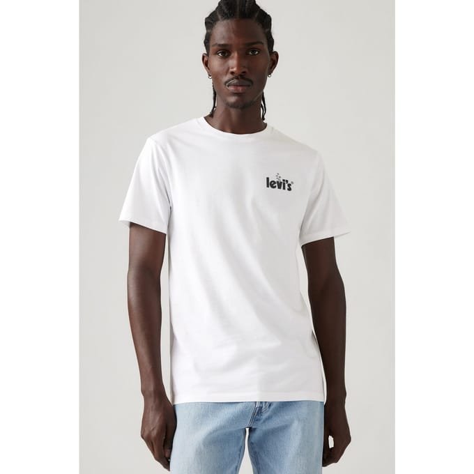 Levi's Ss Relaxed Fit Tee Poster White Taglia: XXL | Magliette basic Outlet | Uomo | Bianco