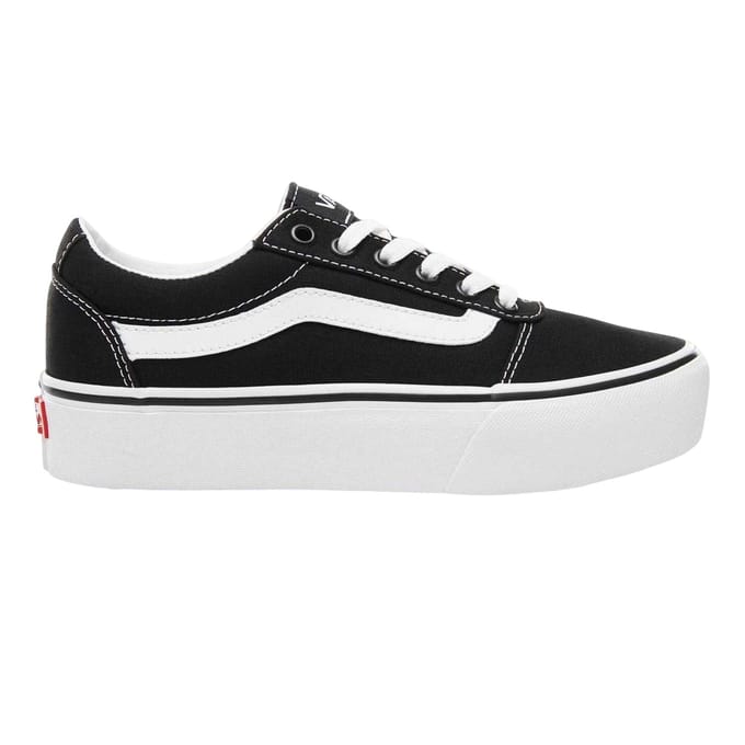 Vans Dames/Dames Ward Platform Trainers (Zwart, Wit)