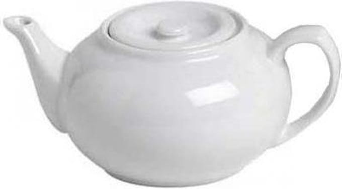 Cosy&Trendy theepot 'wit' - porselein - 0.75l