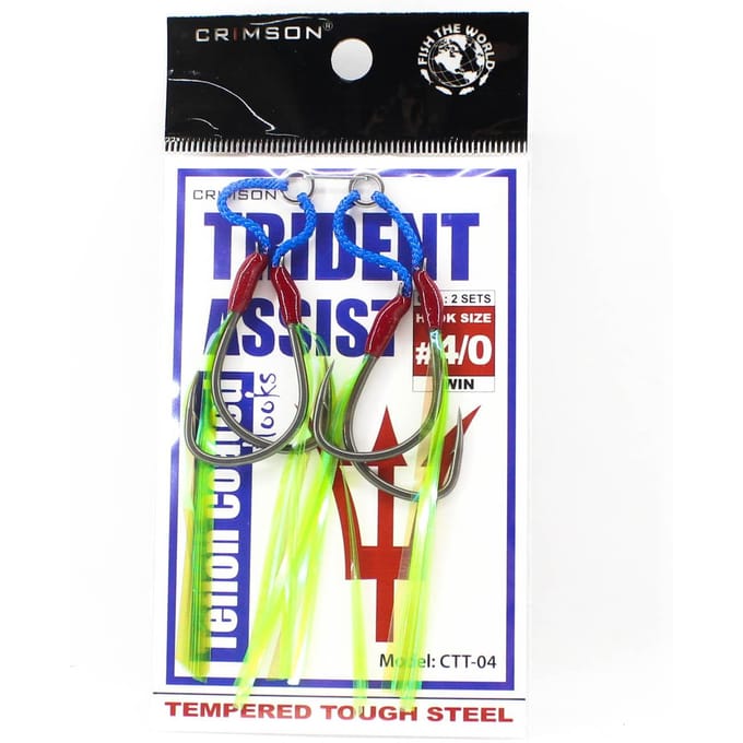 Crimson CTT-04 Trident Assist Haken Maat 4/0 (5670) black