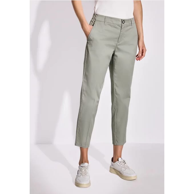 Twill chino broek