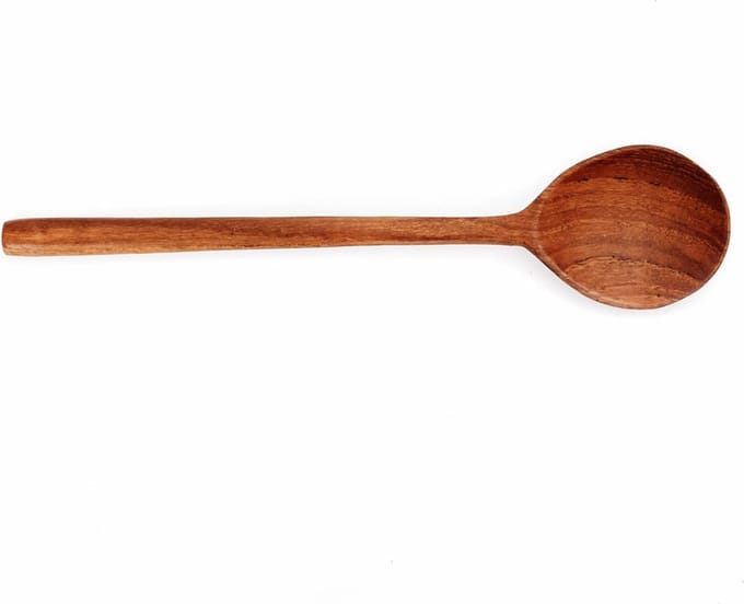 Bazar Bizar De Teak Root Lepel - M - Set van 6