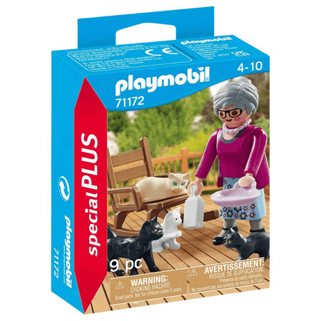 PLAYMOBIL 71172 Oma met katten Bouwsets