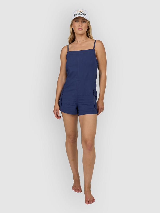 Salty Crew Driftwood Romper Overall blauw