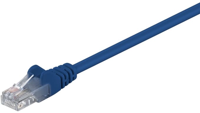 CAT5E Netwerkkabel - RJ45 - blauw - 1 m