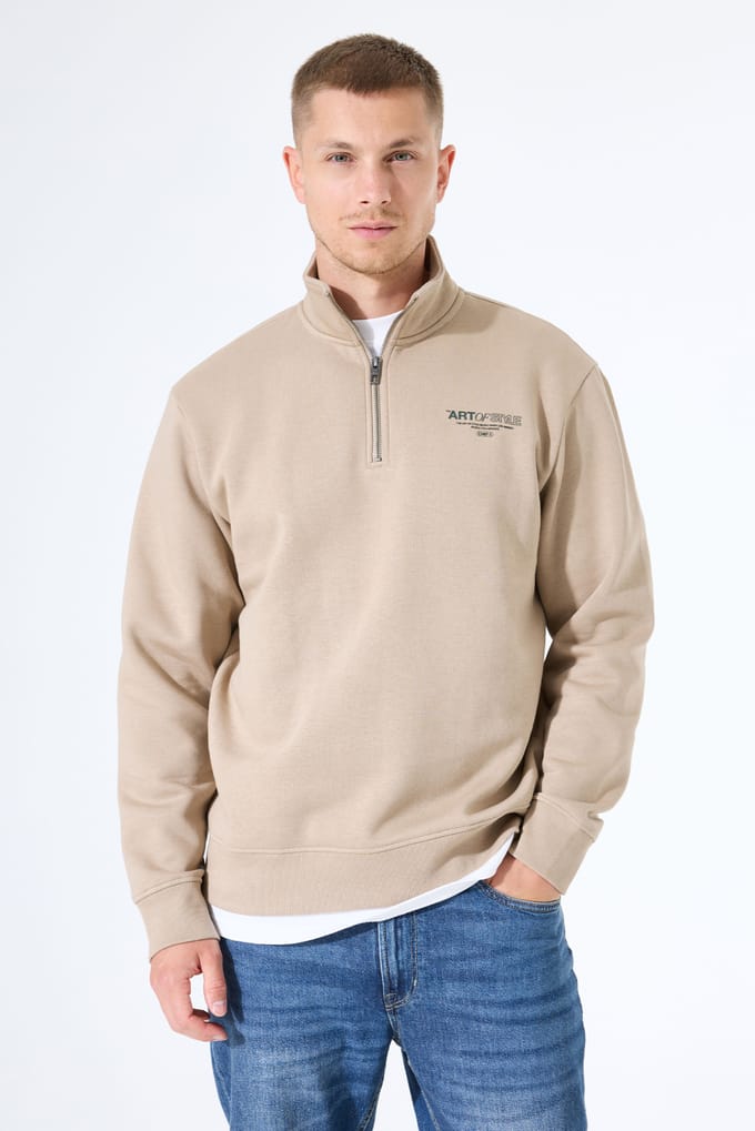 Chief Heren Sweater Bruin - Maat S