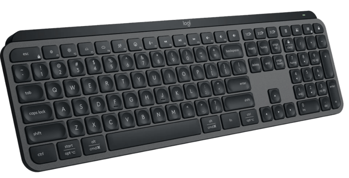 Logitech MX Keys S Graphite - International English - Toetsenbord - Engels (US international) - Grijs