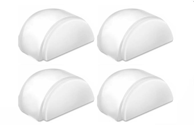 Ronde zelfklevende deurstopper 4-pack