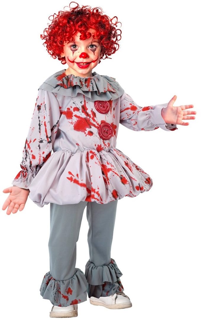 Vintage killer clown kostuum Guus kinderen
