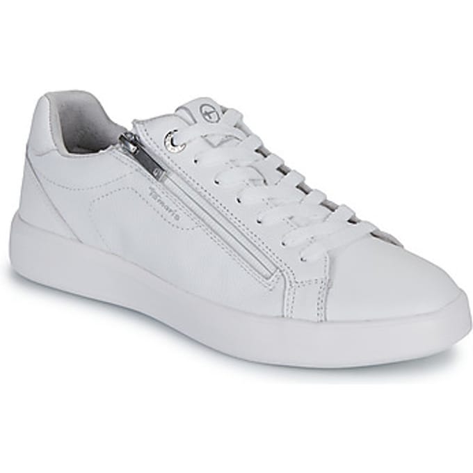 Tamaris Trainers 1-23709-44 100 Dames Lage Top Damesleer M2370944 Wit