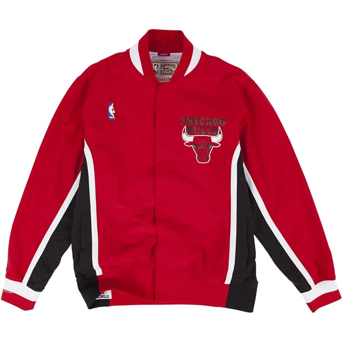 Mitchell And Ness NBA Chicago Bulls 1992-1996 Authentic Warm Up Trainingsjas Rood