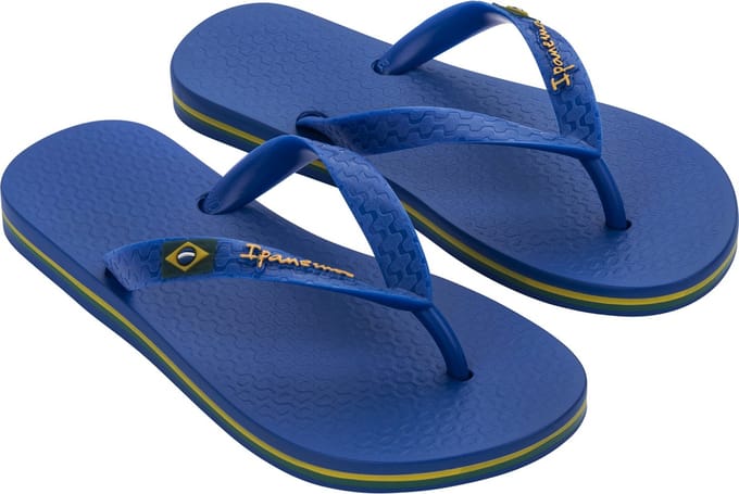 Ipanema Classic Brasil Kids Slippers Heren Junior - Blue - Maat 38