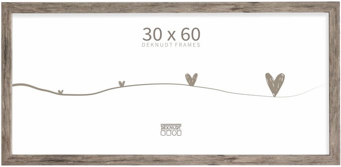 Deknudt Frames fotolijst S45RH7 - grijs-beige - hout - 30x60 cm