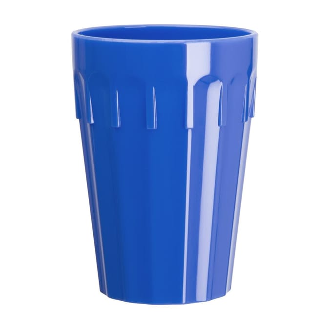 Olympia Kristallon polypropyleen bekers blauw 260ml (12 stuks)