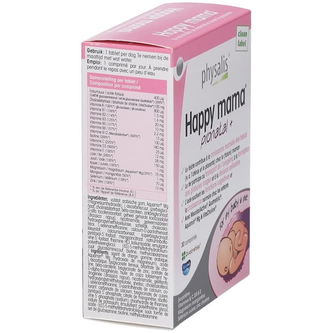 Physalis Pronatal + happy mama 30 Tabletten
