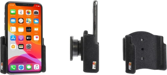 Brodit houder Apple iPhone 11 Pro - zwart fluweel