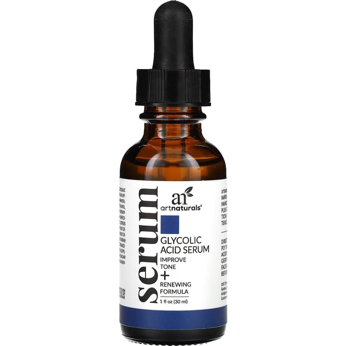artnaturals, Glycolic Acid Serum, 1 fl oz (30 ml) black