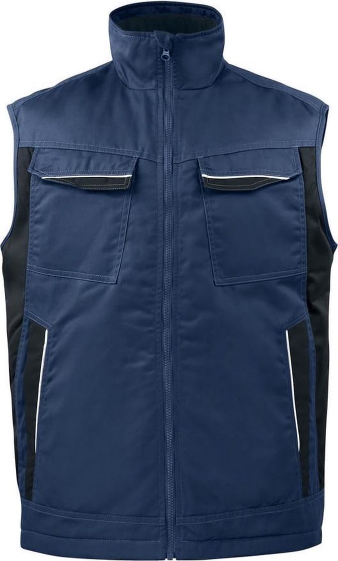 Projob Bodywarmer 645704 Marine - Maat XL