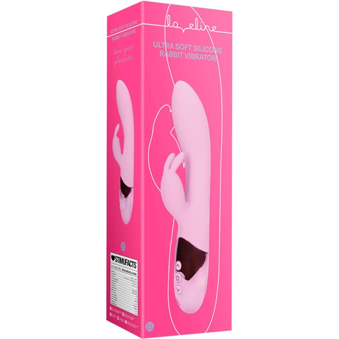 'Ultra Soft Silicone Rabbit Vibrator', 22,5 cm