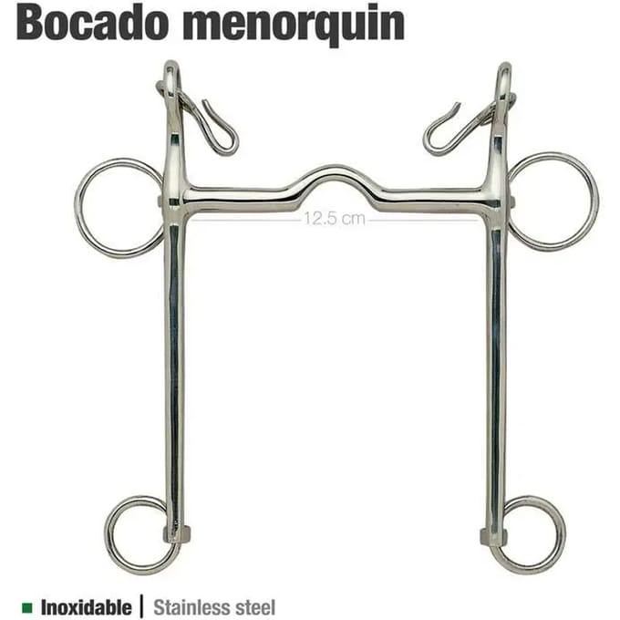 RVS bit voor paard Zaldi 2125212-50X81